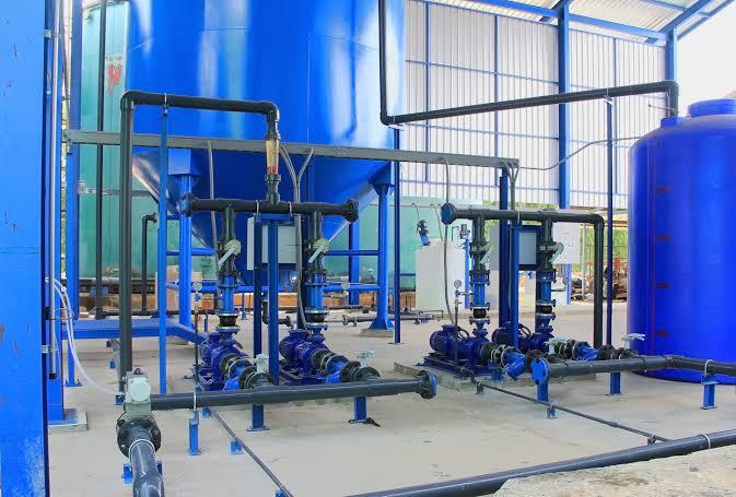 Water treatment plant components rebuilt against corrosion.
